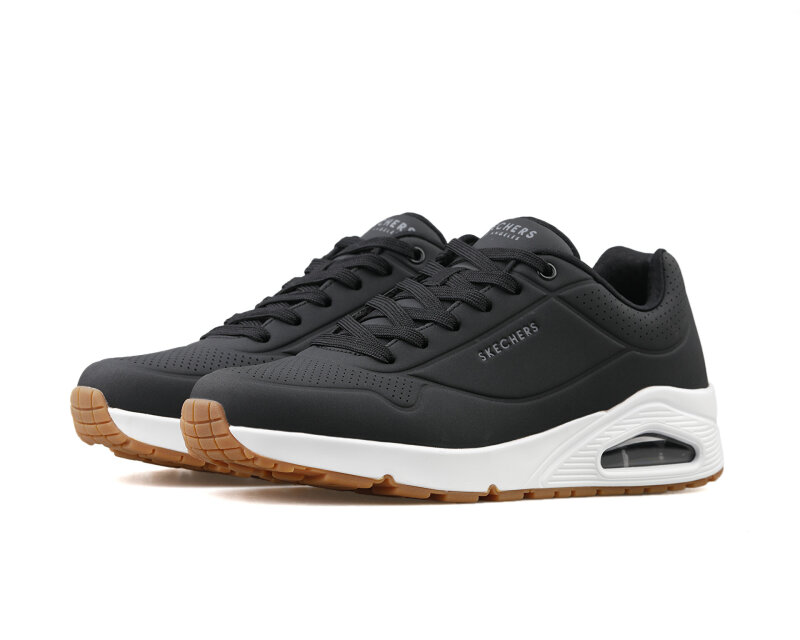 Skechers Uno - Stand On Air Siyah Erkek Günlük Ayakkabı - 3