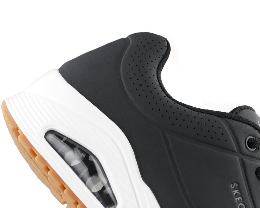 Skechers Uno - Stand On Air Siyah Erkek Günlük Ayakkabı - 6
