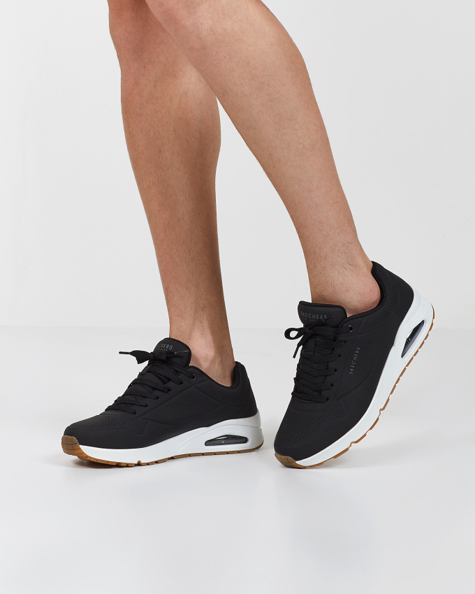 Skechers UNO - STAND ON AİR SİYAH Erkek Günlük Ayakkabı - 6