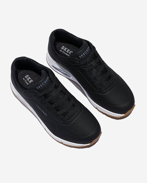 Skechers UNO -STAND ON AIR SİYAH Kadın Spor Ayakkabı 73690 BLK - 4