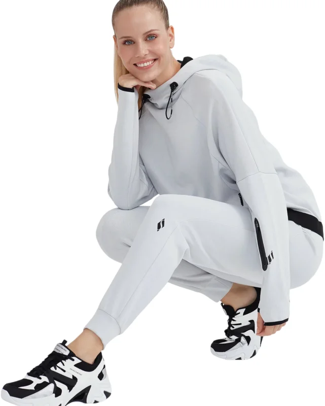 Skechers W 2XI-Lock Jogger Sweatpant Gri Kadın Eşofman Altı - 4