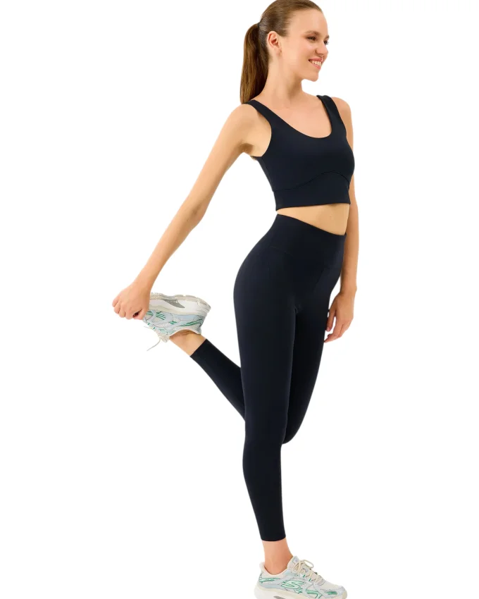 Skechers W Basic Ankle Legging Siyah Kadın Tayt - 4