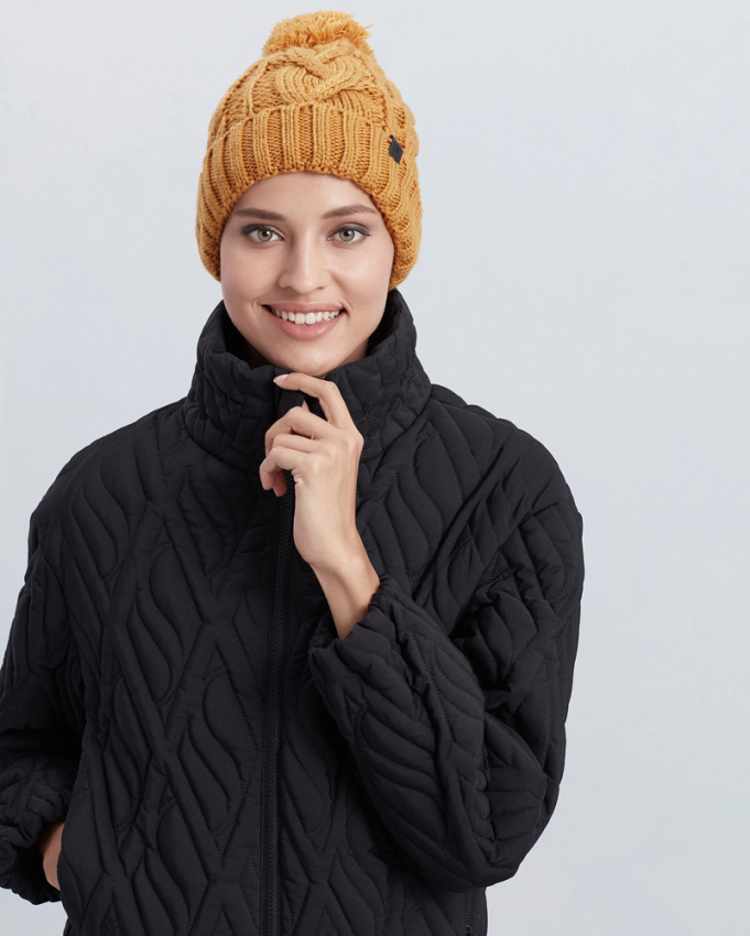 Skechers W Beanie Headwear SARI Kadın Bere S212412-210 - 1