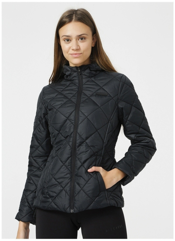 Skechers W Capitone Hooded Siyah Kadın Mont - 3