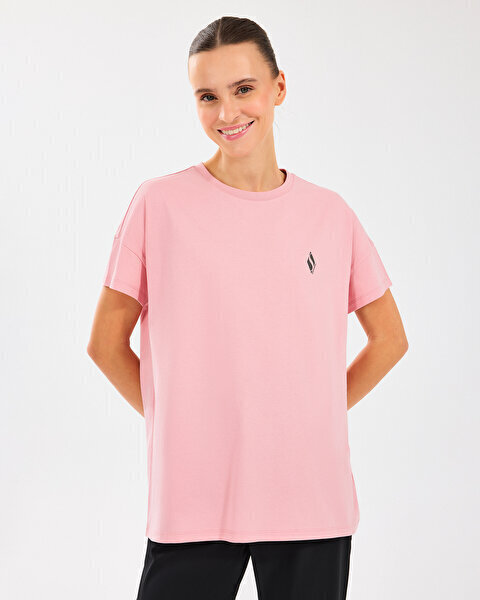 Skechers W Crew Neck Graphic Tee T-Shirt Kadın Tshirt - 1