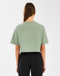 Skechers W Crop Fit Graphic Tee T-Shirt Kadın Tshirt - 4
