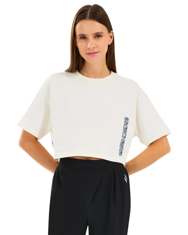 Skechers W Crop Fit Graphic Kadın Tshirt - 2