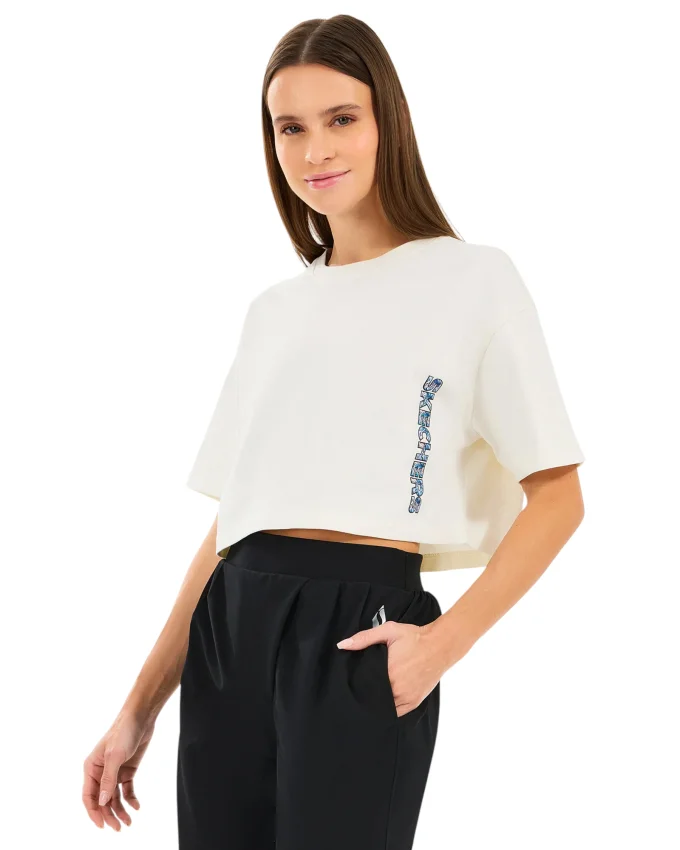 Skechers W Crop Fit Graphic Kadın Tshirt - 1