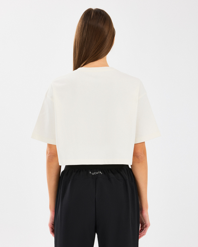 Skechers W Crop Fit Graphic Kadın Tshirt - 4