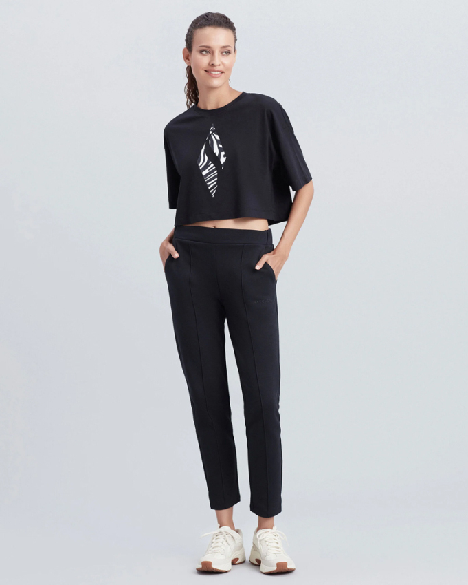 Skechers W Daily Slim Sweatpant SİYAH Kadın Eşofman Altı S212055-001 - 2