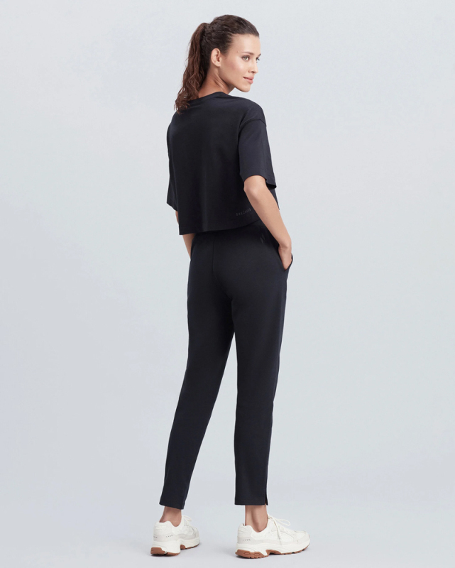 Skechers W Daily Slim Sweatpant SİYAH Kadın Eşofman Altı S212055-001 - 3