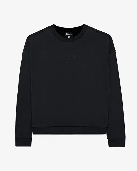 Skechers Essential Crew Neck Siyah Kadın Sweatshirt - 1