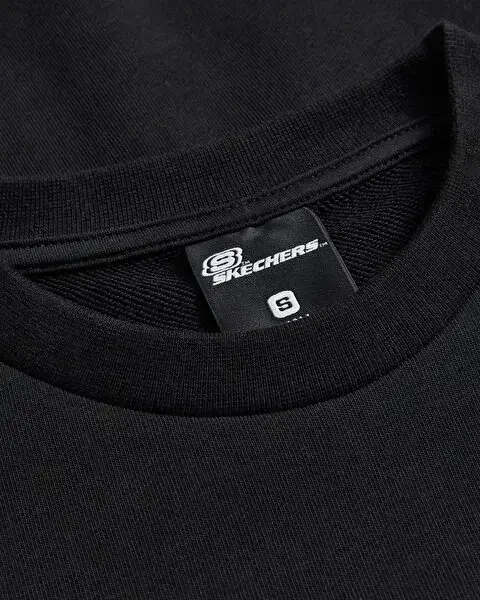 Skechers Essential Crew Neck Siyah Kadın Sweatshirt - 3