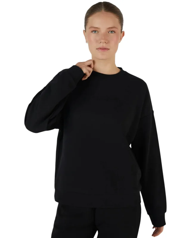 Skechers Essential Crew Neck Siyah Kadın Sweatshirt - 1
