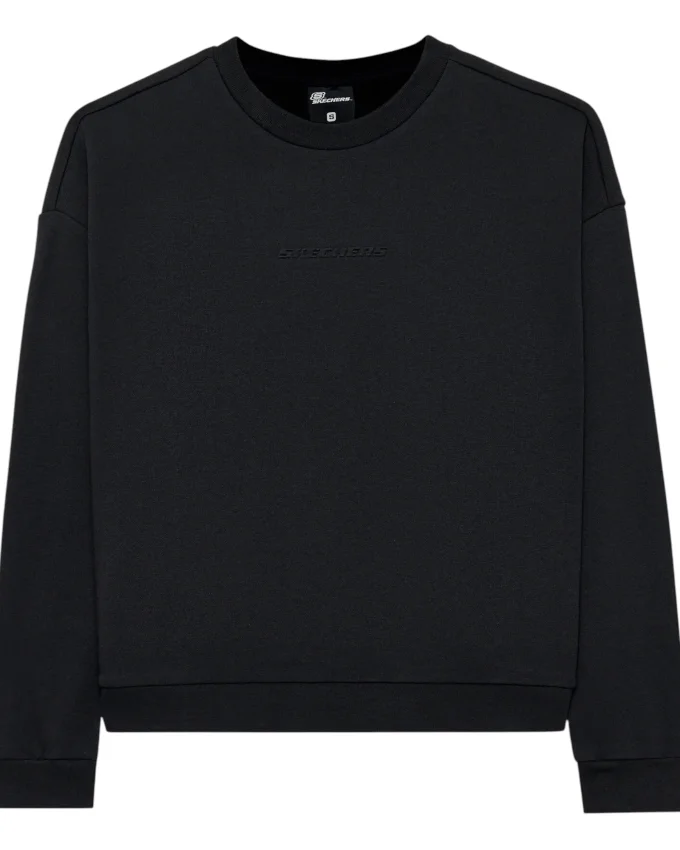 Skechers Essential Crew Neck Siyah Kadın Sweatshirt - 3
