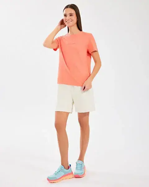 Skechers W Essential Crewneck T-Shirt Kadın Tshirt - 2