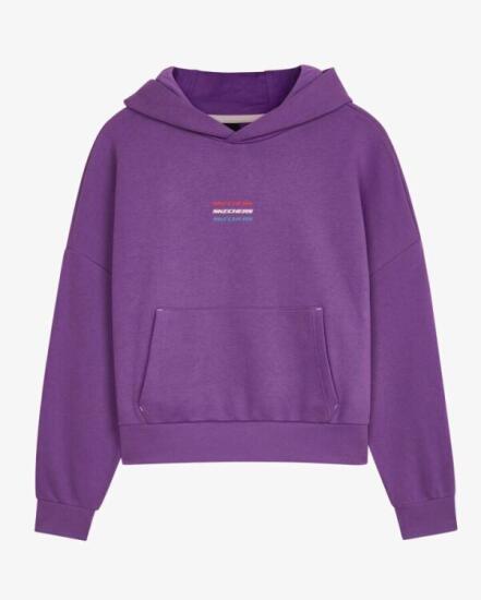 Skechers W Essential Hoodie Sweatshirt Mor Kadın Sweatshirt - 1