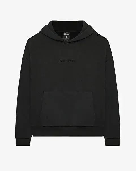 Skechers Essential Hoodie Sweatshirt Siyah Kadın Sweatshirt - 1