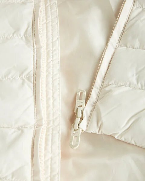 Skechers W Essential Maxi Length Hooded Beyaz Kadın Mont - 9