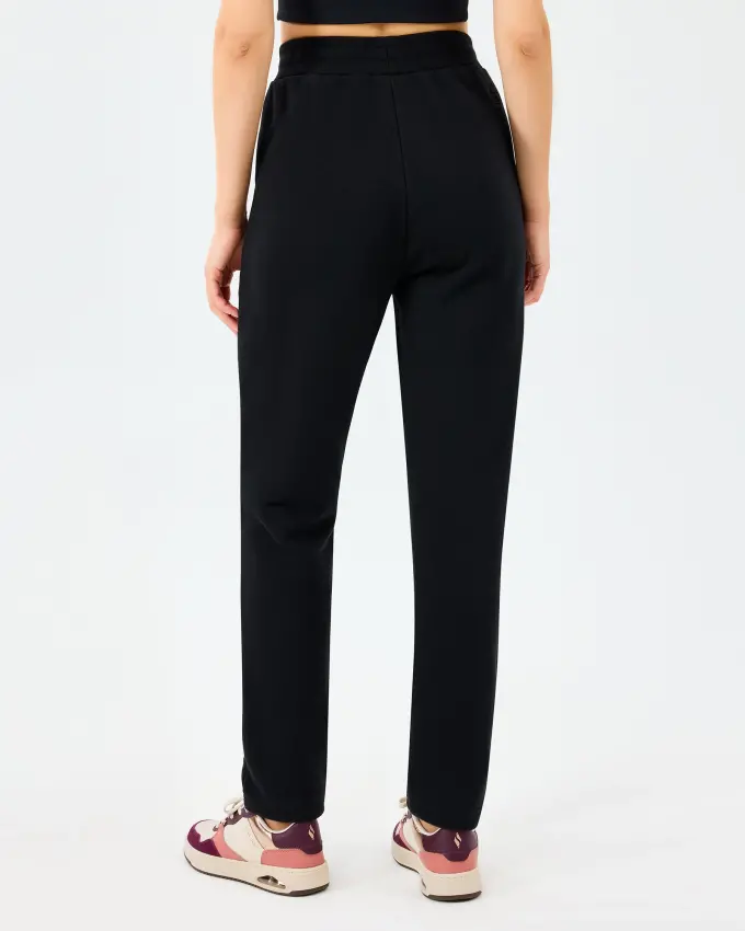 Skechers W Essential Slim Sweatpant Siyah Kadın Eşofman Altı - 3