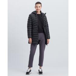 Skechers W Essentil Maxi Lenght Hooded Jacket SİYAH Kadın Mont - 1