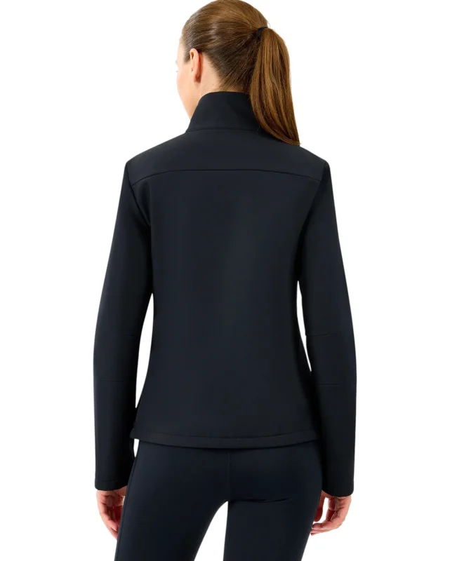 Skechers W Fitted Softshell Turtle Neck Siyah Kadın Mont - 4