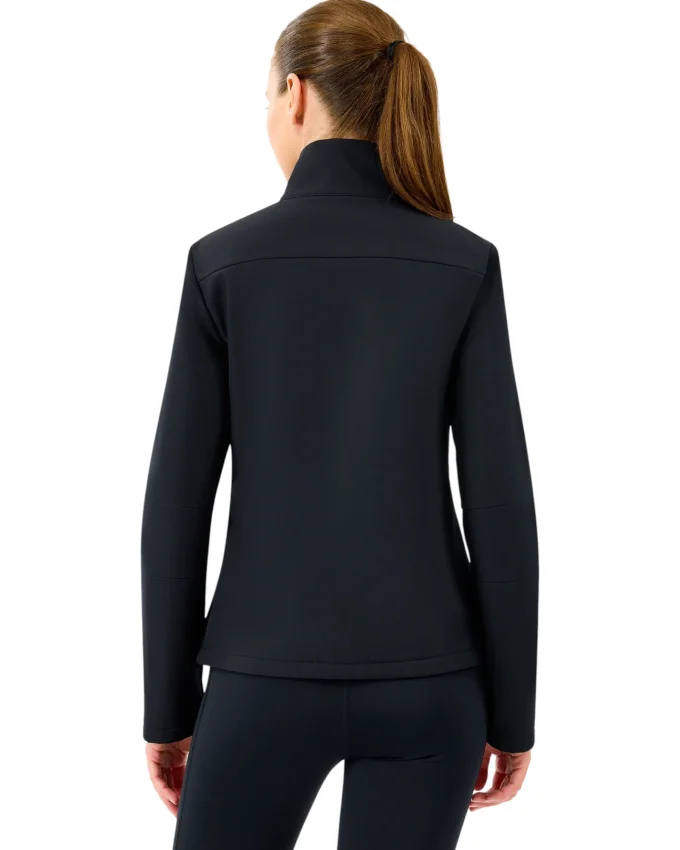 Skechers W Fitted Softshell Turtle Neck Siyah Kadın Mont - 4