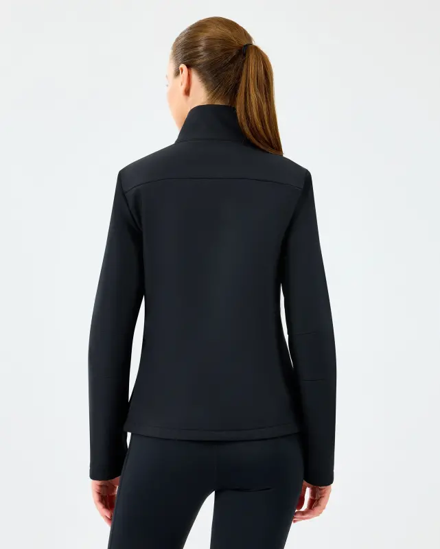 Skechers W Fitted Softshell Turtle Neck Siyah Kadın Mont - 5