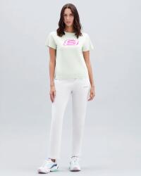 Skechers W Graphic Tee Big Logo T-Shirt Yeşil Kadın Tshirt S221508-300 - 1