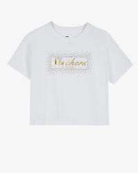 Skechers W Graphic Tee Shiny Logo T-Shirt BEYAZ Kadın Tshirt - 1