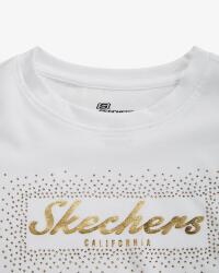 Skechers W Graphic Tee Shiny Logo T-Shirt BEYAZ Kadın Tshirt - 4