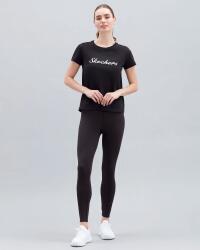 Skechers W Graphic Tee Shiny Logo T-Shirt SİYAH Kadın Tshirt - 2