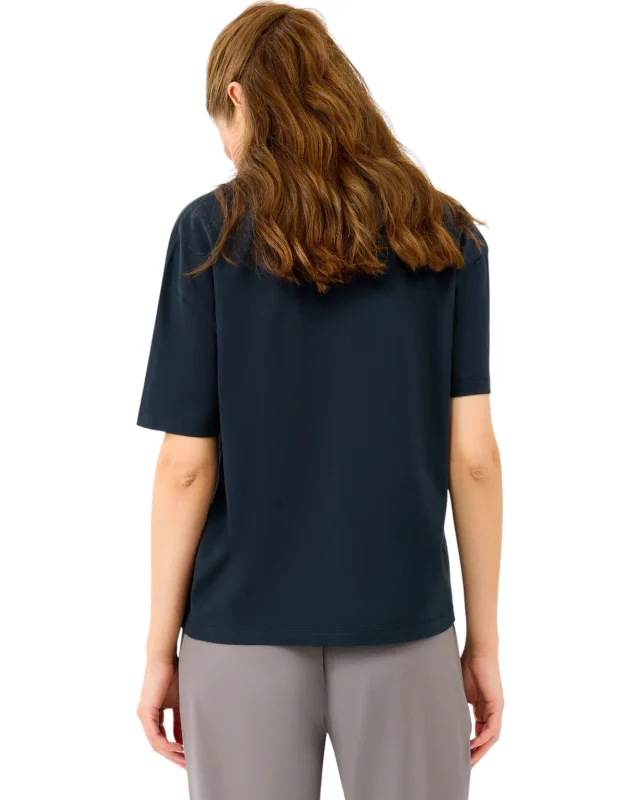 Skechers W Light Fabric T-Shirt Siyah Kadın Tshirt - 2