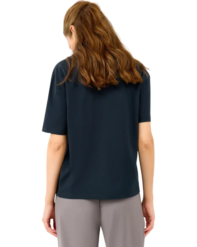 Skechers W Light Fabric T-Shirt Siyah Kadın Tshirt - 2