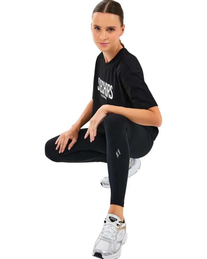 Skechers W Loose Fit Graphic Kadın Tshirt - 4