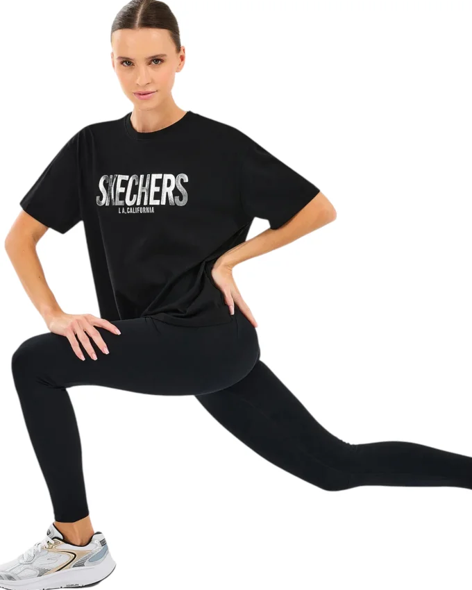 Skechers W Loose Fit Graphic Kadın Tshirt - 1