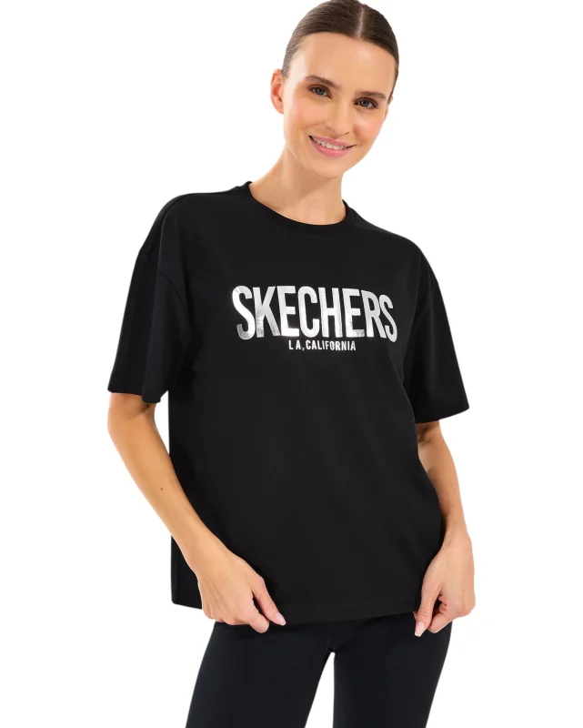 Skechers W Loose Fit Graphic Kadın Tshirt - 2