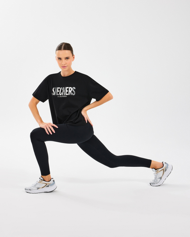 Skechers W Loose Fit Graphic Tee T-Shirt Kadın Tshirt - 2