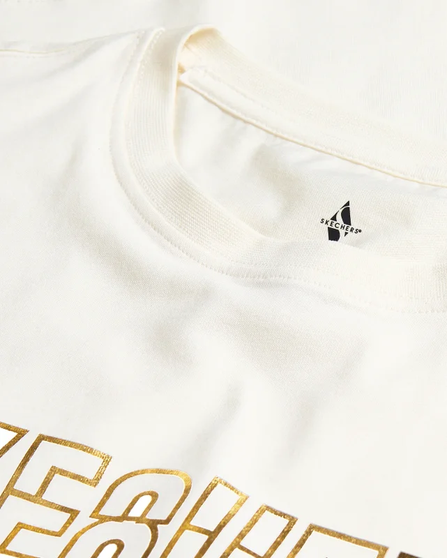 Skechers W Loose Fit Graphic Tee T-Shirt Kadın Tshirt - 3