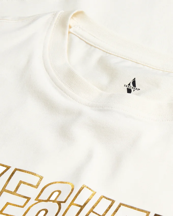 Skechers W Loose Fit Graphic Tee T-Shirt Kadın Tshirt - 3