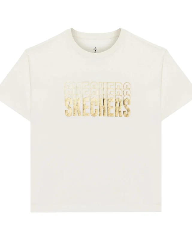 Skechers W Loose Fit Graphic Tee T-Shirt Kadın Tshirt - 1