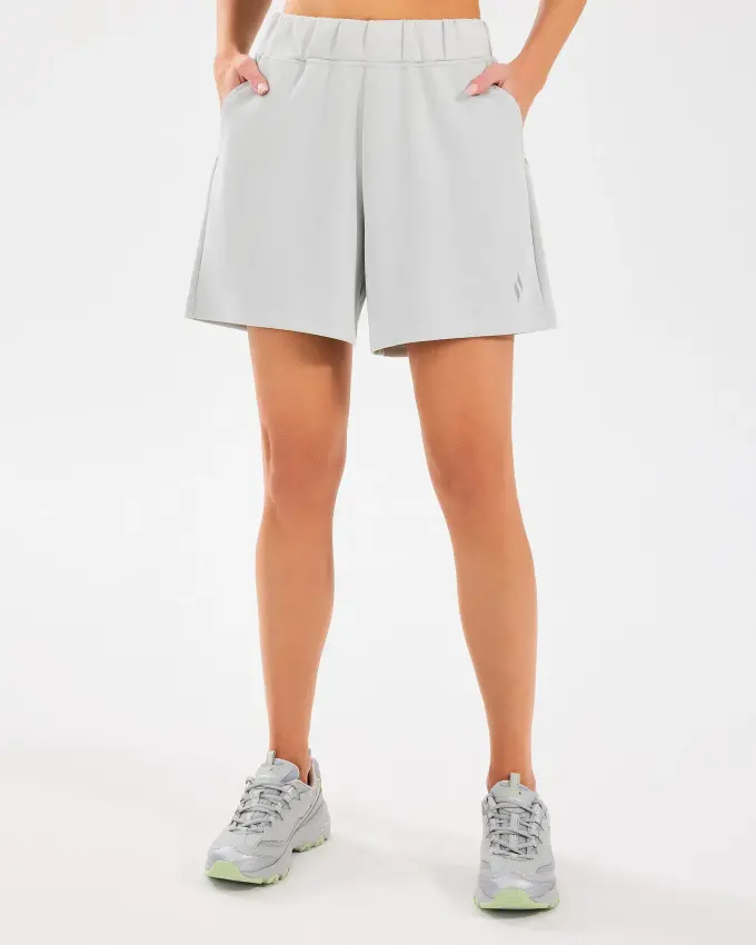 Skechers W Lounge Regular 5 Inch Sweatshort Kadın Şort - 3
