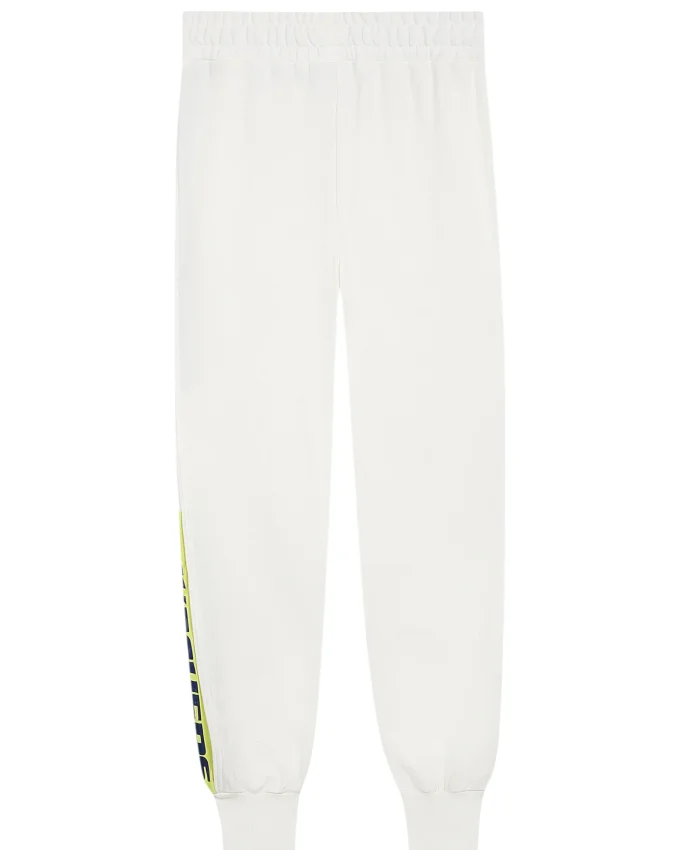 Skechers W LW Fleece Color Block Jogger Sweatpant BEYAZ Kadın Eşofman Altı - 4