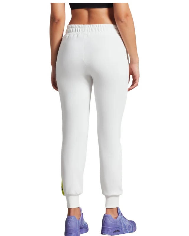 Skechers W LW Fleece Color Block Jogger Sweatpant BEYAZ Kadın Eşofman Altı - 3