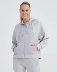 Skechers W LW Fleece Full Zip Hoodie Sweatshirt Gri Kadın Sweatshirt - 1