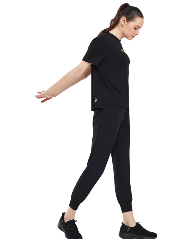 Skechers W Micro Coll Daily Jogger Siyah Kadın Eşofman Altı - 2