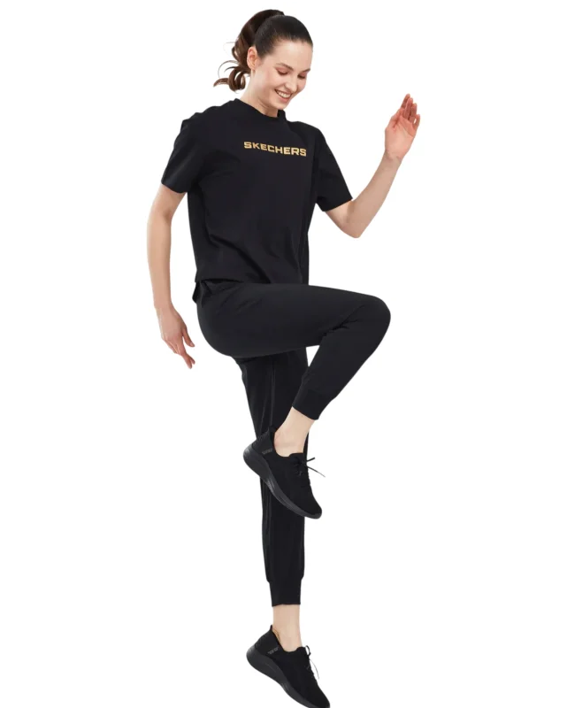 Skechers W Micro Coll Daily Jogger Siyah Kadın Eşofman Altı - 1