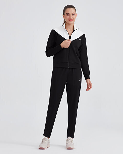 Skechers W Micro Collection Colorblock Suit SİYAH Kadın Eşofman Takımı S212251-001 - 6
