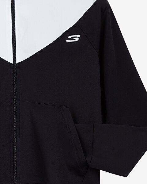 Skechers W Micro Collection Colorblock Suit SİYAH Kadın Eşofman Takımı S212251-001 - 7