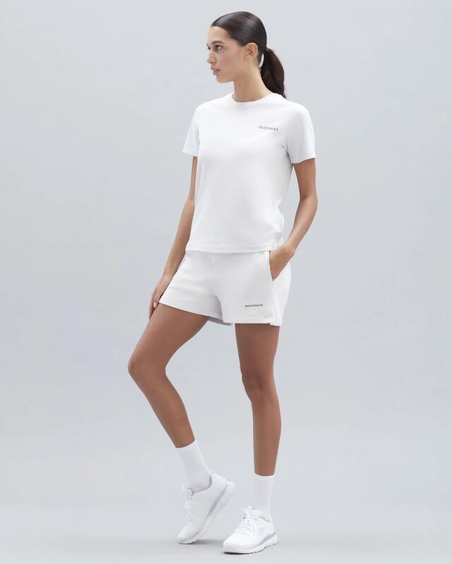 Skechers W New Basics 5 inch Short Gri Kadın Şort S212184-013 - 2